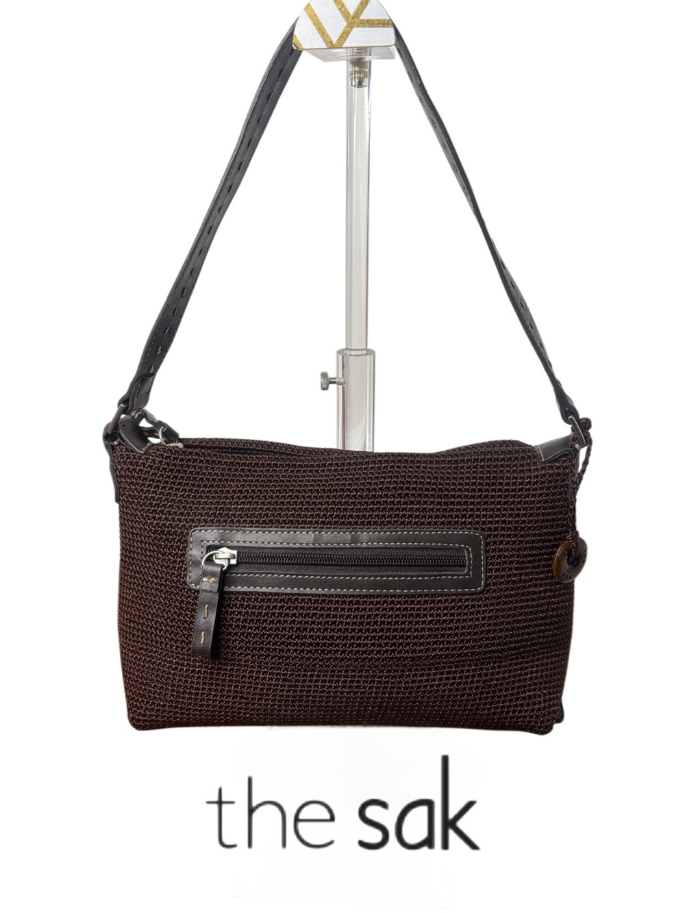 THE SAK Brown Woven Shoulder Bag